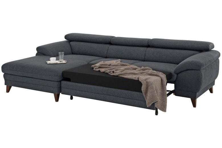 Corner sofa - Shally (Pull-out with storage box)