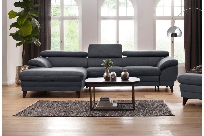 Corner sofa - Shally (Pull-out with storage box)