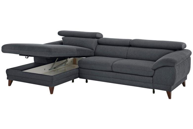 Corner sofa - Shally (Pull-out with storage box)