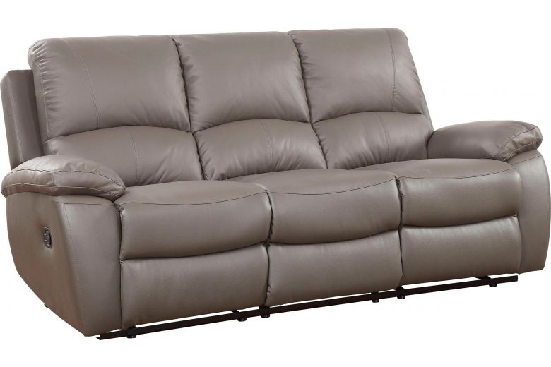 Leather 3 seat sofa - Lion