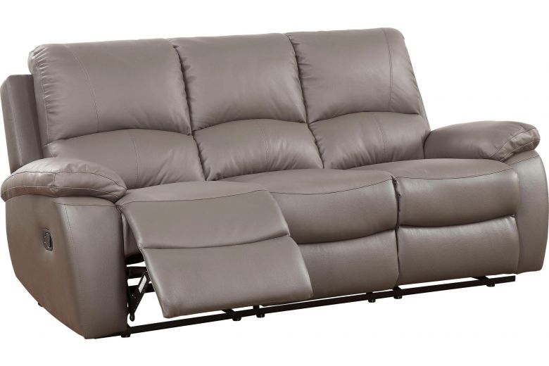 Leather 3 seat sofa - Lion