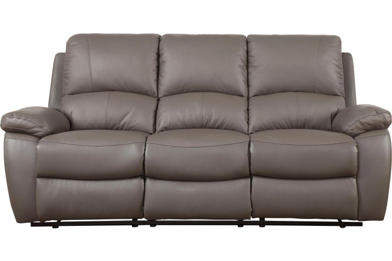 Leather 3 seat sofa - Lion