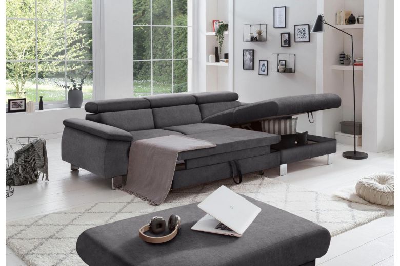 Corner sofa - Micky (Pull-out with storage box)