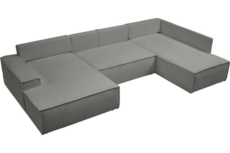 U shape sofa - Sherwood (Pull-out with storage box)