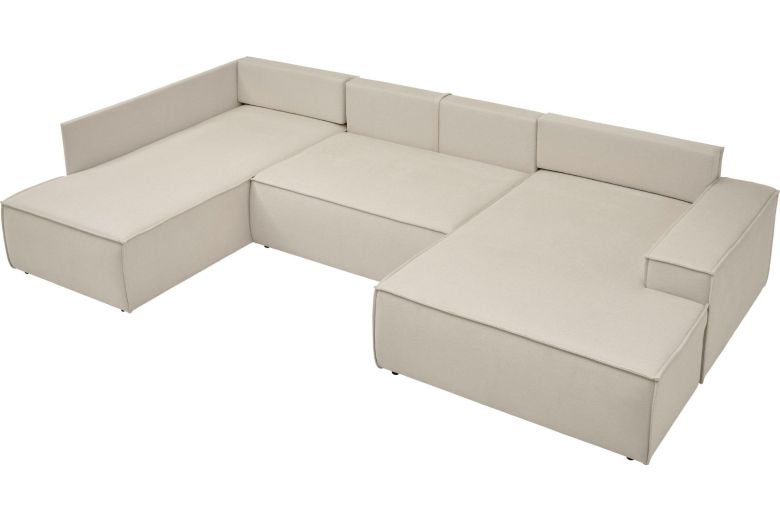 U shape sofa - Sherwood (Pull-out with storage box)