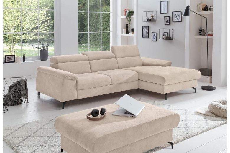 Corner sofa - Komaris with hocker