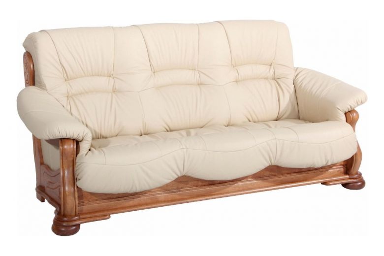 Leather 3 seat sofa - Texas