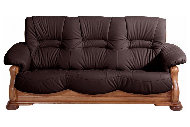 Leather 3 seat sofa - Texas