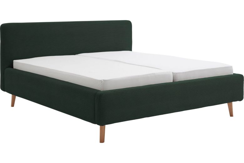 Upholstered bed 180x200 - Mattis with bed slat