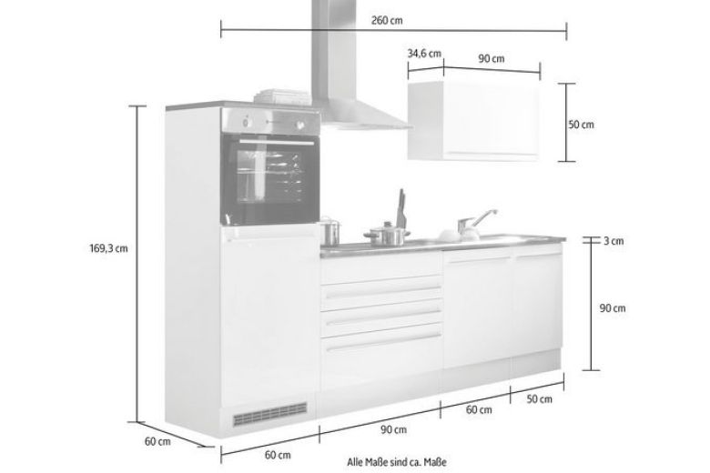 Kitchen with electrical appliances - Jazz