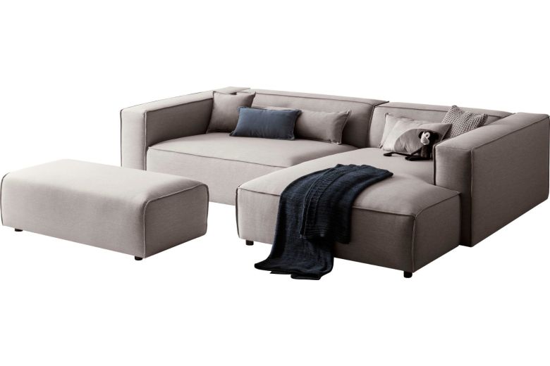 Corner sofa - Piara with hocker