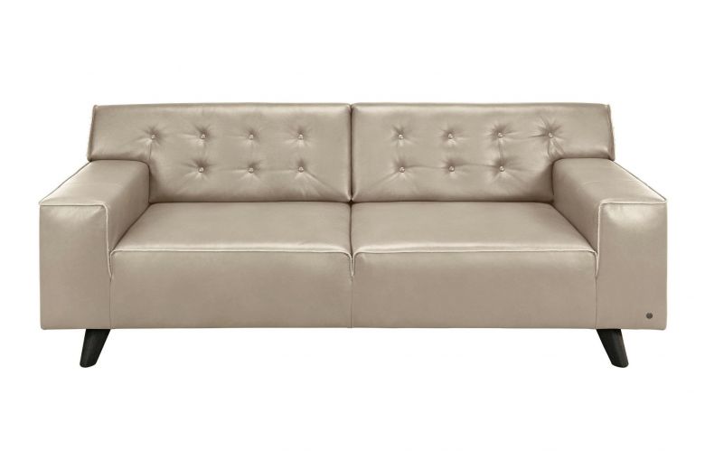 Leather 2 seat sofa - Nordic Chic