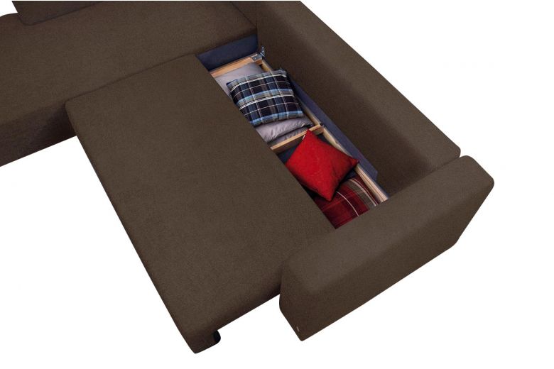 Corner sofa - Heaven XL (Pull-out with storage box)