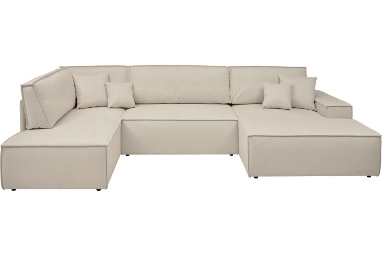 U shape sofa - Sherwood (Pull-out with storage box)