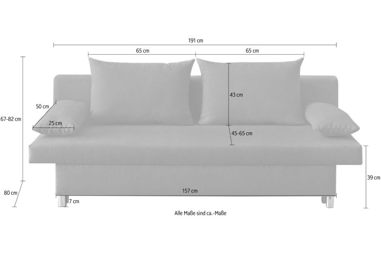 Sofa+bed - Form (Pull-out with storage box)