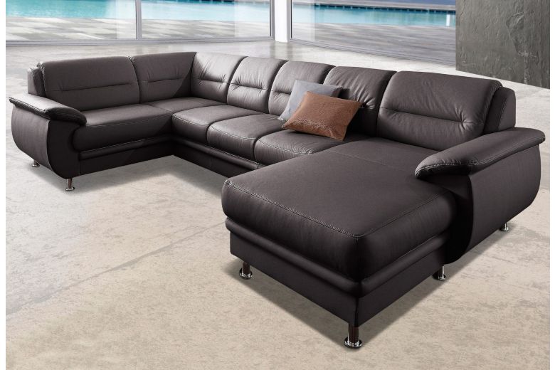 Leather U shape sofa - Mailand
