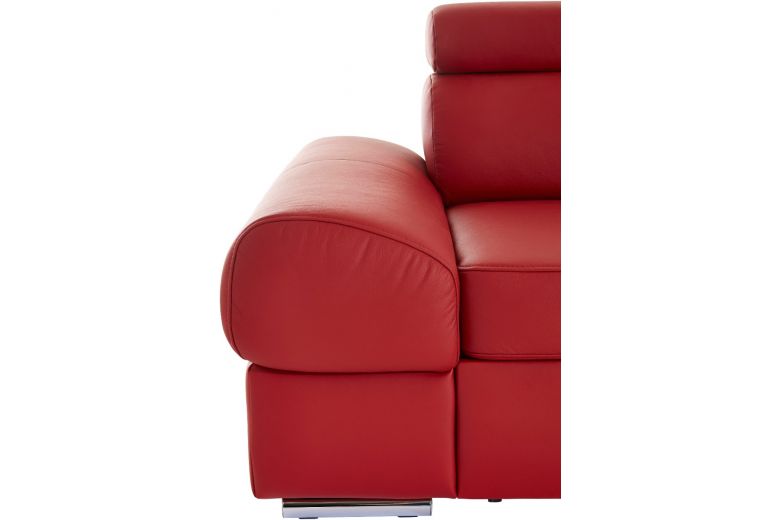 Leather corner sofa - Broadway (Pull-out)