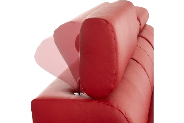 Leather corner sofa - Broadway (Pull-out)