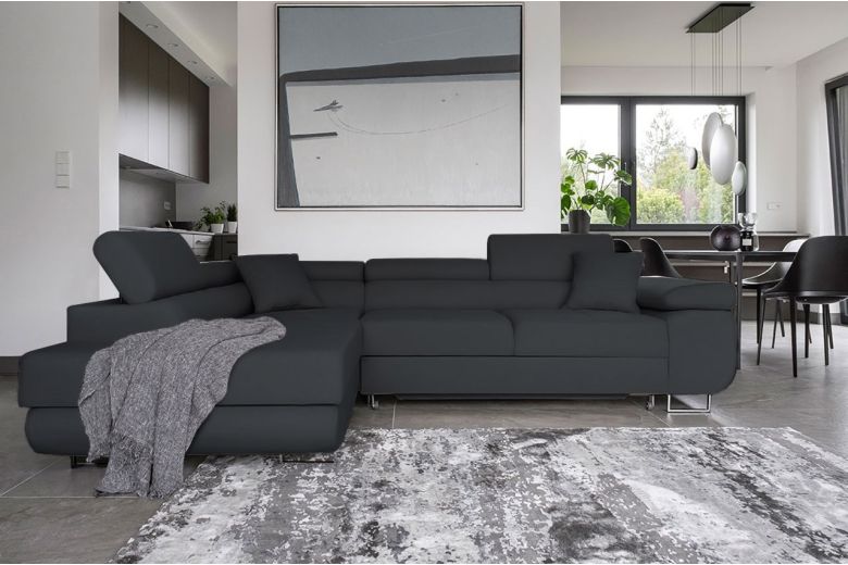 Corner sofa XL - Anton (Pull-out with storage box)