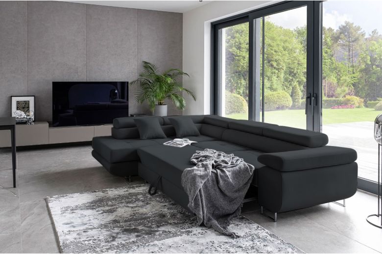 Corner sofa XL - Anton (Pull-out with storage box)