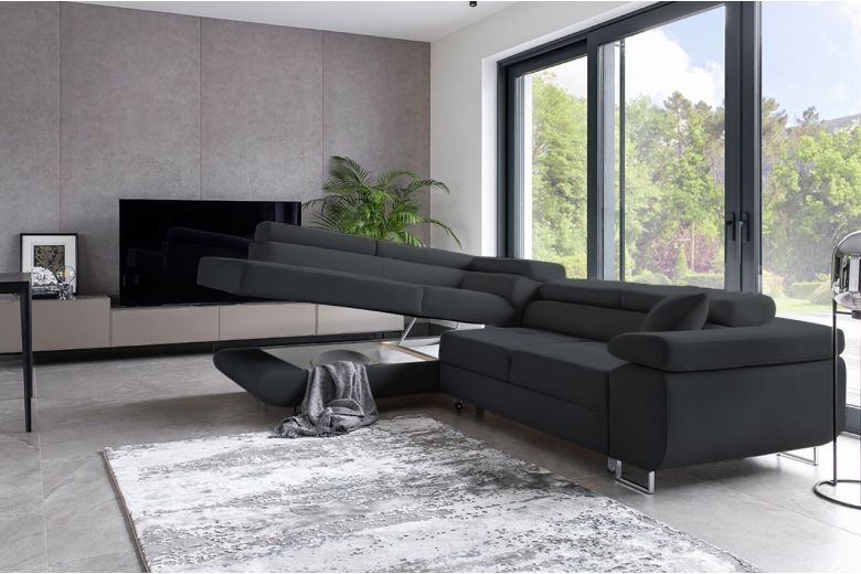 Corner sofa XL - Anton (Pull-out with storage box)