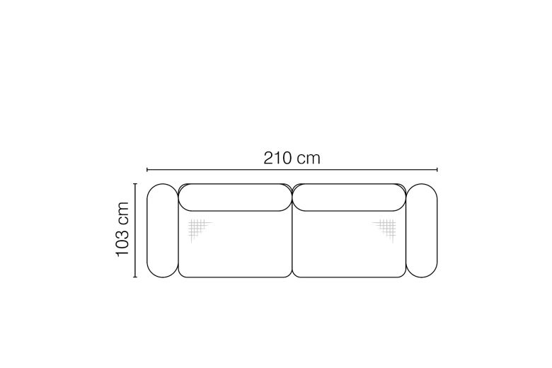 3 seat sofa - Arezza
