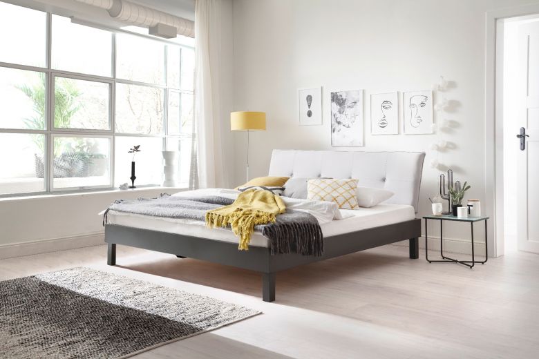 Upholstered bed 140x200 - Boston Modern