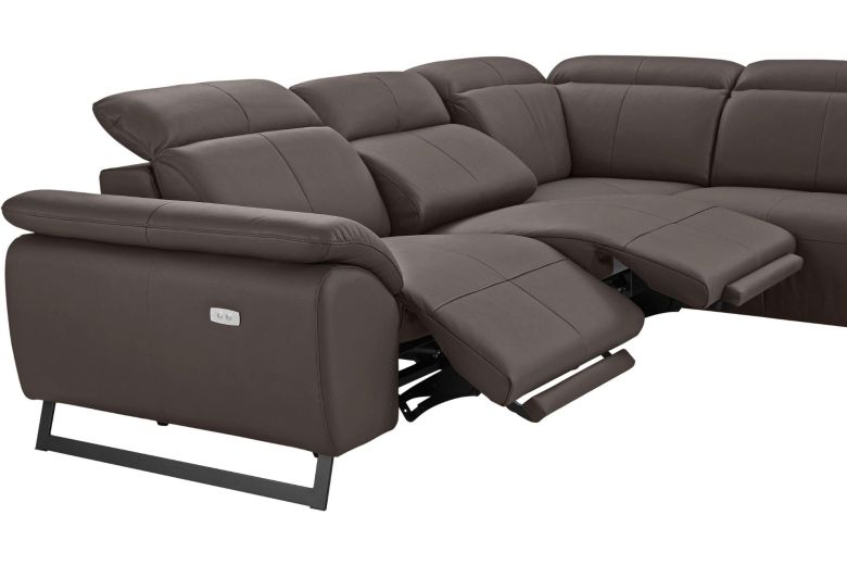 Leather corner sofa XL - Athene