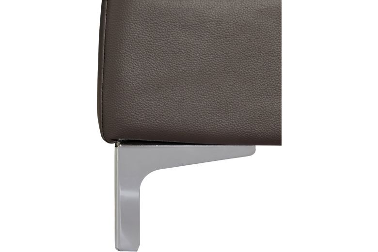 Leather corner sofa - Sammy ar pufu (Pull-out with storage box)