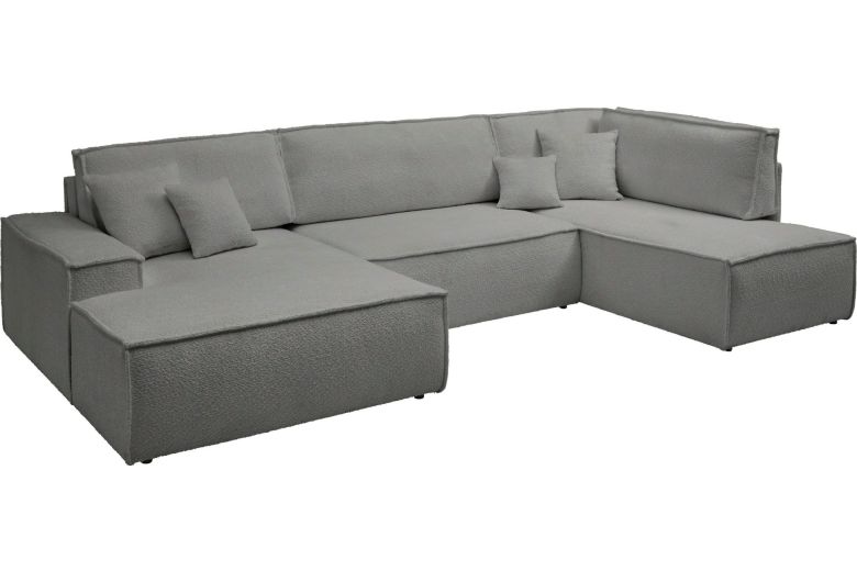 U shape sofa - Sherwood (Pull-out with storage box)