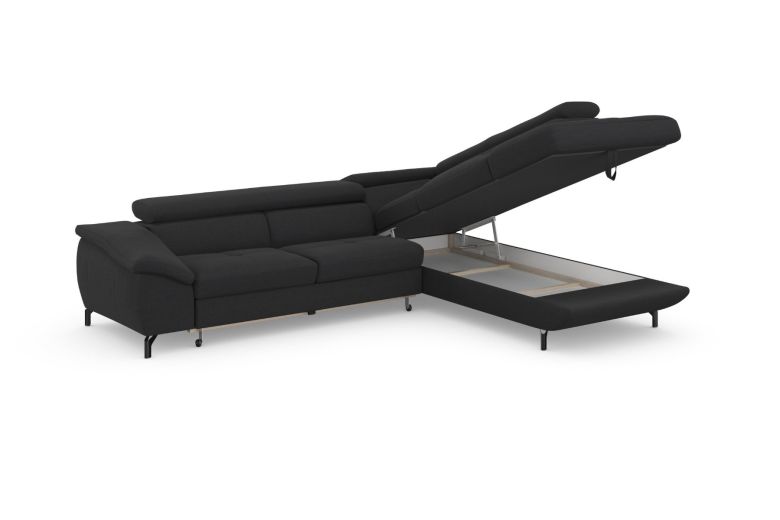 Corner sofa - Famous (Pull-out with storage box)