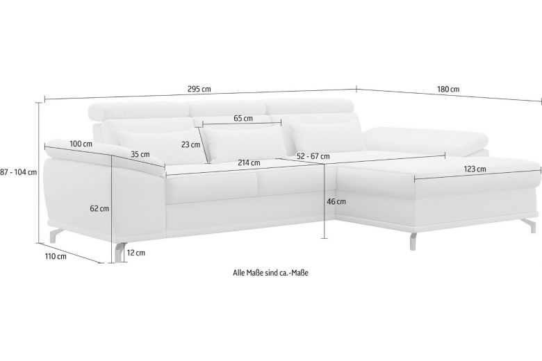 Corner sofa - Cabrio (Pull-out with storage box)