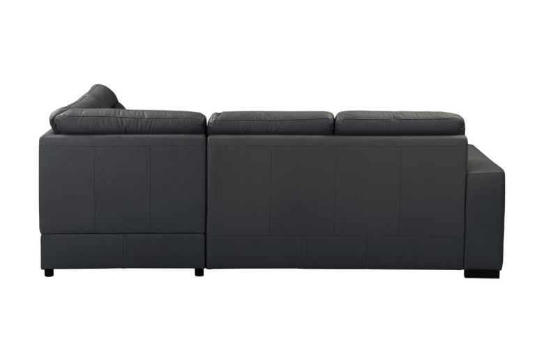 Leather corner sofa XL - Caro (Pull-out with storage box)