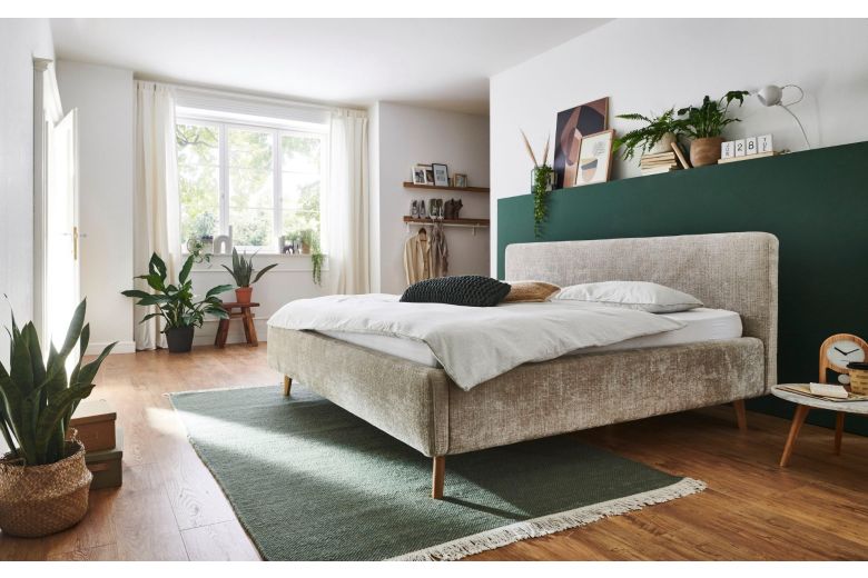 Upholstered bed 180x200 - Mattis with bed slat (With storage box)