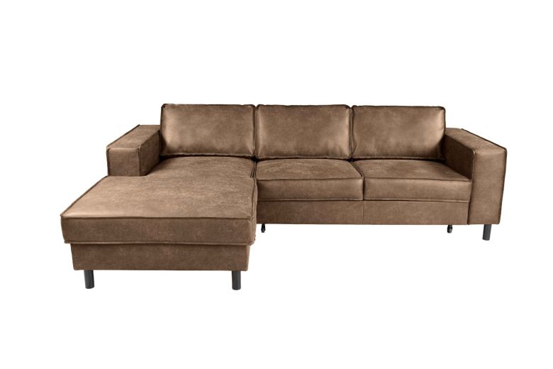 Leather corner sofa - Celjon (Pull-out with storage box)