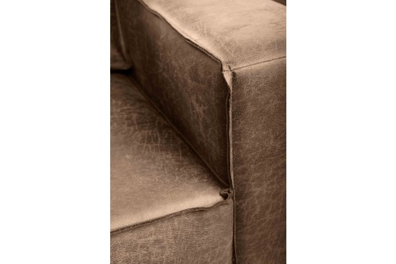 Leather corner sofa - Celjon (Pull-out with storage box)