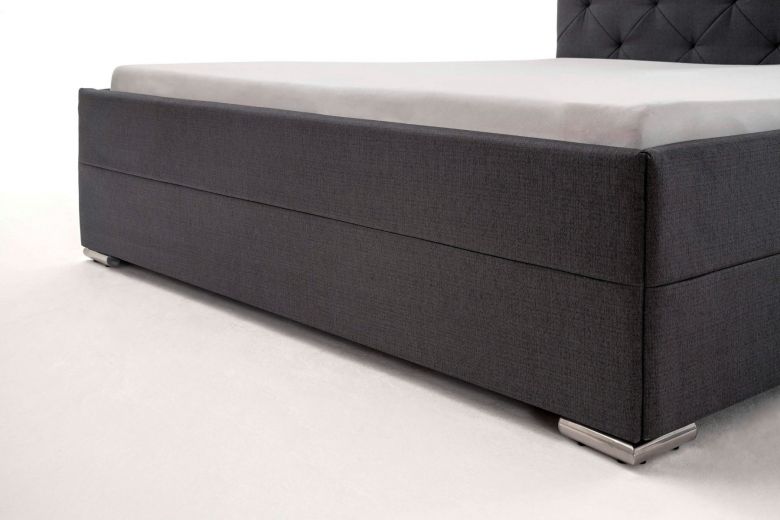 Upholstered bed 180x200 - Chicago with bed slat