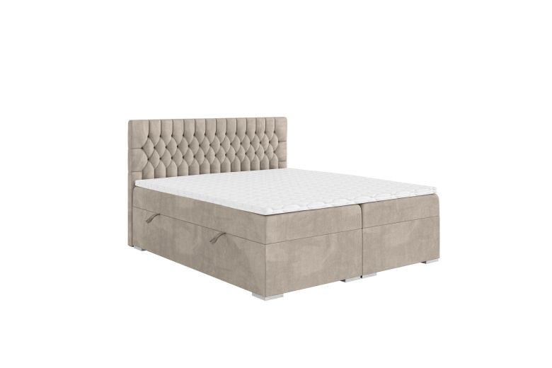 Upholstered bed - Dalia (With storage box)