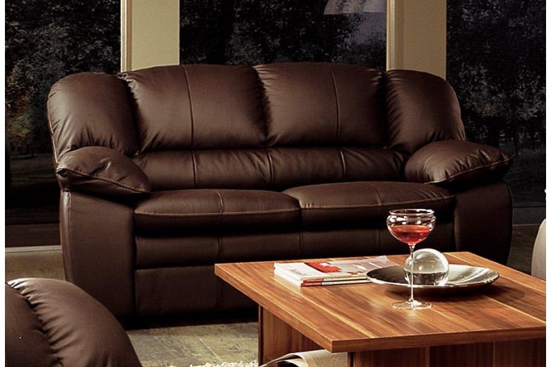 Leather 2 seat sofa - Casino