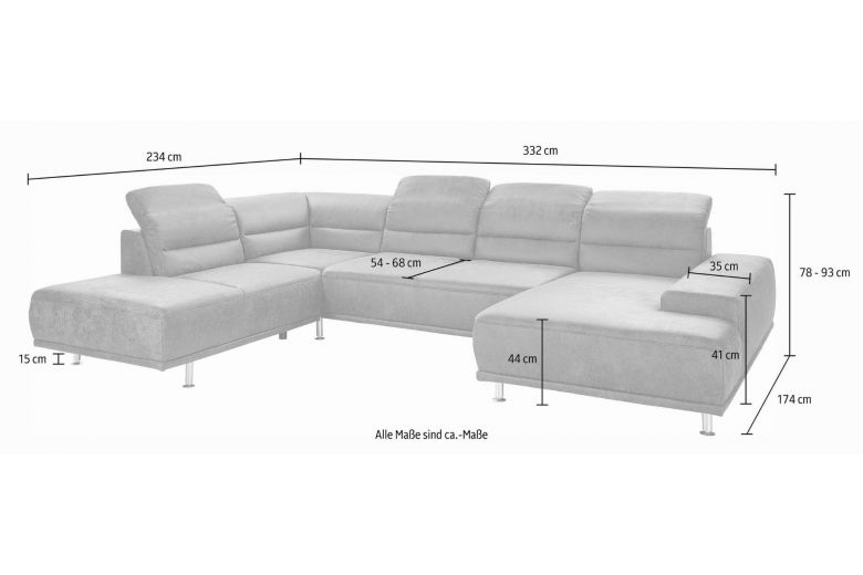 U shape sofa - Mariola