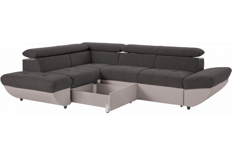 Corner sofa - Taifun (Pull-out with storage box)