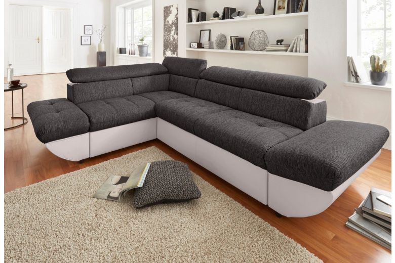 Corner sofa - Taifun (Pull-out with storage box)