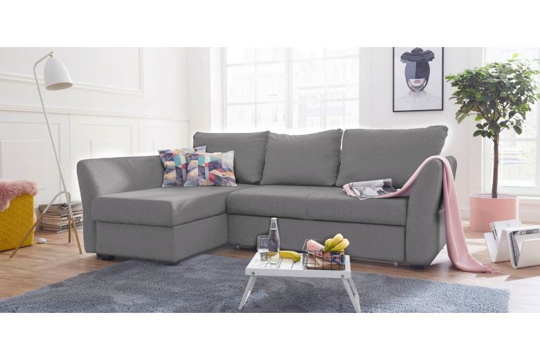 Corner sofa - Genua (Pull-out with storage box)