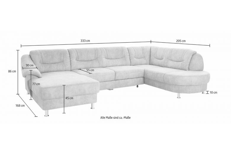 U shape sofa - Salsa