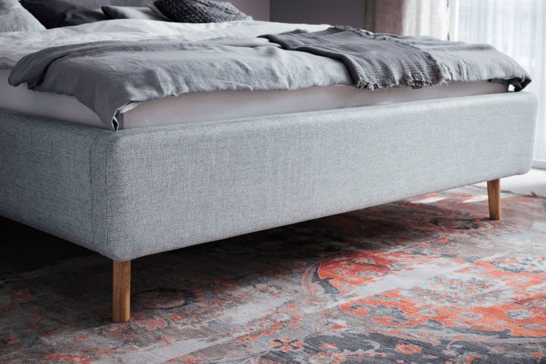 Upholstered bed 180x200 - Lotte (With storage box)