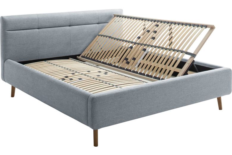 Upholstered bed 180x200 - Lotte (With storage box)