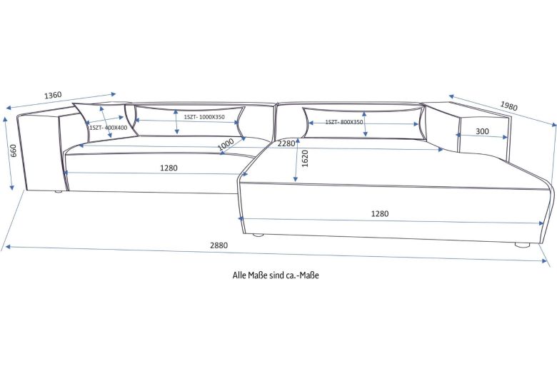 Corner sofa - Piara