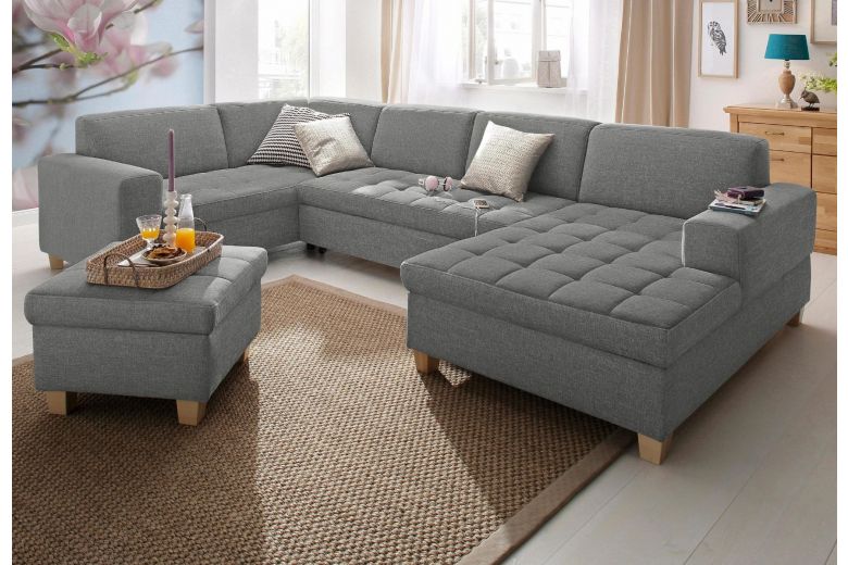 U shape sofa - Sugar-R (Pull-out with storage box)