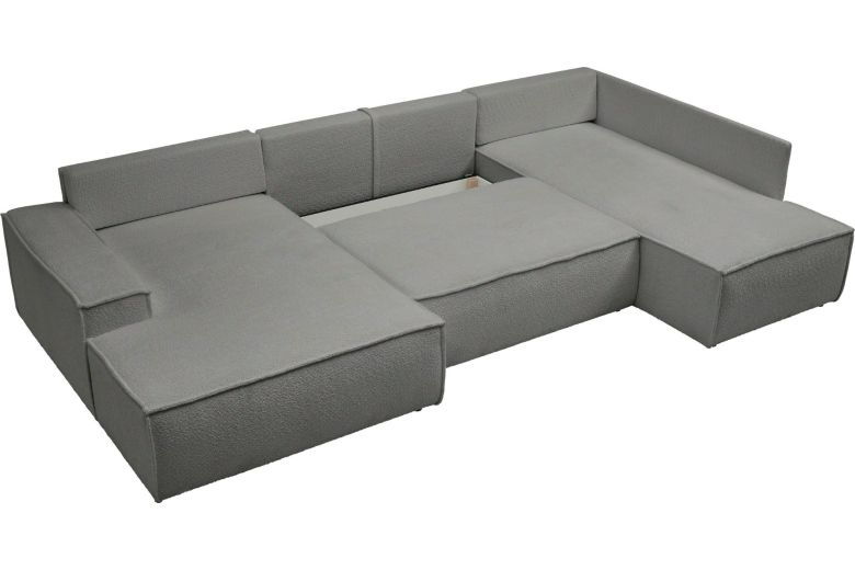 U shape sofa - Sherwood (Pull-out with storage box)