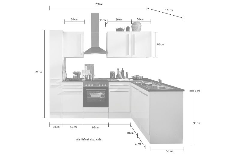 Kitchen with electrical appliances - Jazz